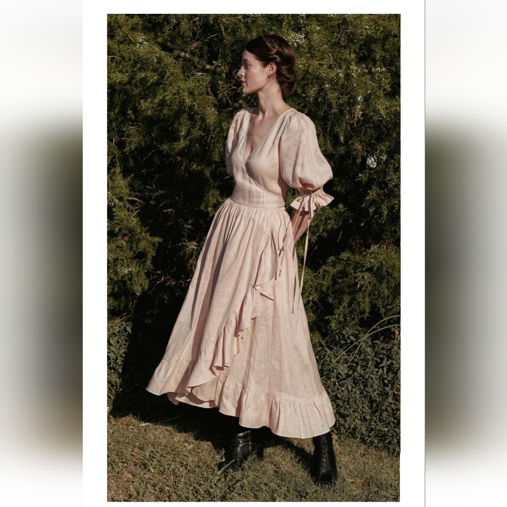 NWT Of Her Own Kind Lillian Wrap Dress